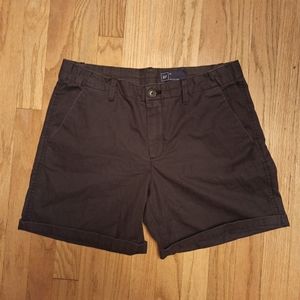 Gap Chino Girlfriend Rolled shorts Sz 08